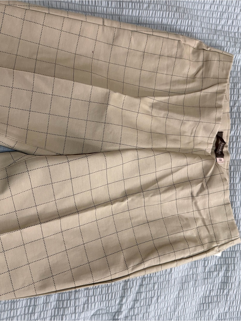 crosby. Tan Windowpane Chino Pants